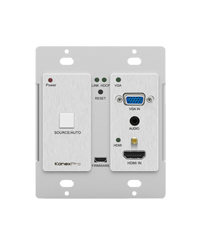 KanexPro 4K HDMI & VGA Wall Plate Transmitter Over HDBaseT